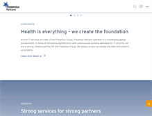 Tablet Screenshot of fresenius-netcare.com